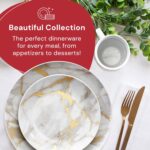 Safdie & Co 16-Piece Modern Premium Porcelain Ceramic Dinner Set, Lightweight De... - Image 7