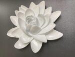 Artgenius Resin Lotus Flower Wall Decor,3D Flower Wall Hanging Decor Modern Art ... - Image 3