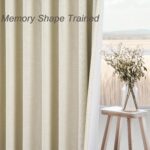 Topfinel Cream Ivory Blackout Curtains & Drapes 84 Inch Length, Beige Pinch Plea... - Image 5