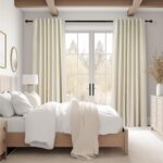 Topfinel Cream Ivory Blackout Curtains & Drapes 84 Inch Length, Beige Pinch Plea... - Image 8