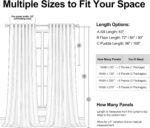 Topfinel Cream Ivory Blackout Curtains & Drapes 84 Inch Length, Beige Pinch Plea... - Image 10
