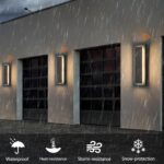 tewei LED Outdoor Wall Sconce Dusk to Dawn Outdoor Lighting, Modern Exterior Lig... - Image 5