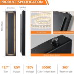tewei LED Outdoor Wall Sconce Dusk to Dawn Outdoor Lighting, Modern Exterior Lig... - Image 6
