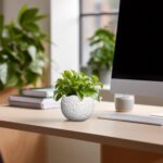 4 Inch Plant Pots - Ceramic Pots for Plants with Drainage Hole, Small Planter fo... - Image 5