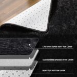 Luxury 6x9 Modern Indoor Home Living Room Area Rugs, Large Fluffy Shag Fuzzy Plu... - Image 5