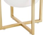 CosmoLiving by Cosmopolitan Metal Indoor Outdoor Planter Dome Small Planter Pot ... - Image 5