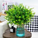 24 Bundles Greenery Artificial Plants Outdoors, Eucalyptus Stems UV Resistant Fa... - Image 4