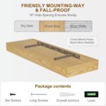 Fun Memories Floating Shelves for Wall, 36Inch Floating Shelves Set of 2, Hangin... - Image 8