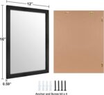 Ruomeng Wall Mirror Rectangle Decorative Mirror 12" x 16" for Entryway, Bedroom,... - Image 6