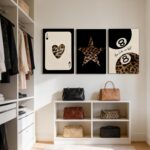 3Pcs Trendy Leopard Canvas Wall Art Preppy Style Poker Spade Ace Lucky 8 Paintin... - Image 5