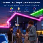 Outdoor LED Strip Lights Waterproof 200ft, IP67 Waterproof LED Light Strips with... - Image 3