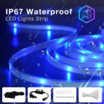 Outdoor LED Strip Lights Waterproof 200ft, IP67 Waterproof LED Light Strips with... - Image 9
