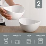 Samsle Porcelain Large Serving Bowl Set (9 inch),48 Oz Big Salad bowls, Large Se... - Image 4