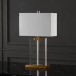 SAFAVIEH Couture Lighting Collection Maddock Crystal 26-inch Bedroom Living Room... - Image 6