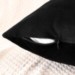 OTOSTAR Set of 4 Decorative Throw Pillow Covers Soft Velvet Solid Square Pillow ... - Image 5