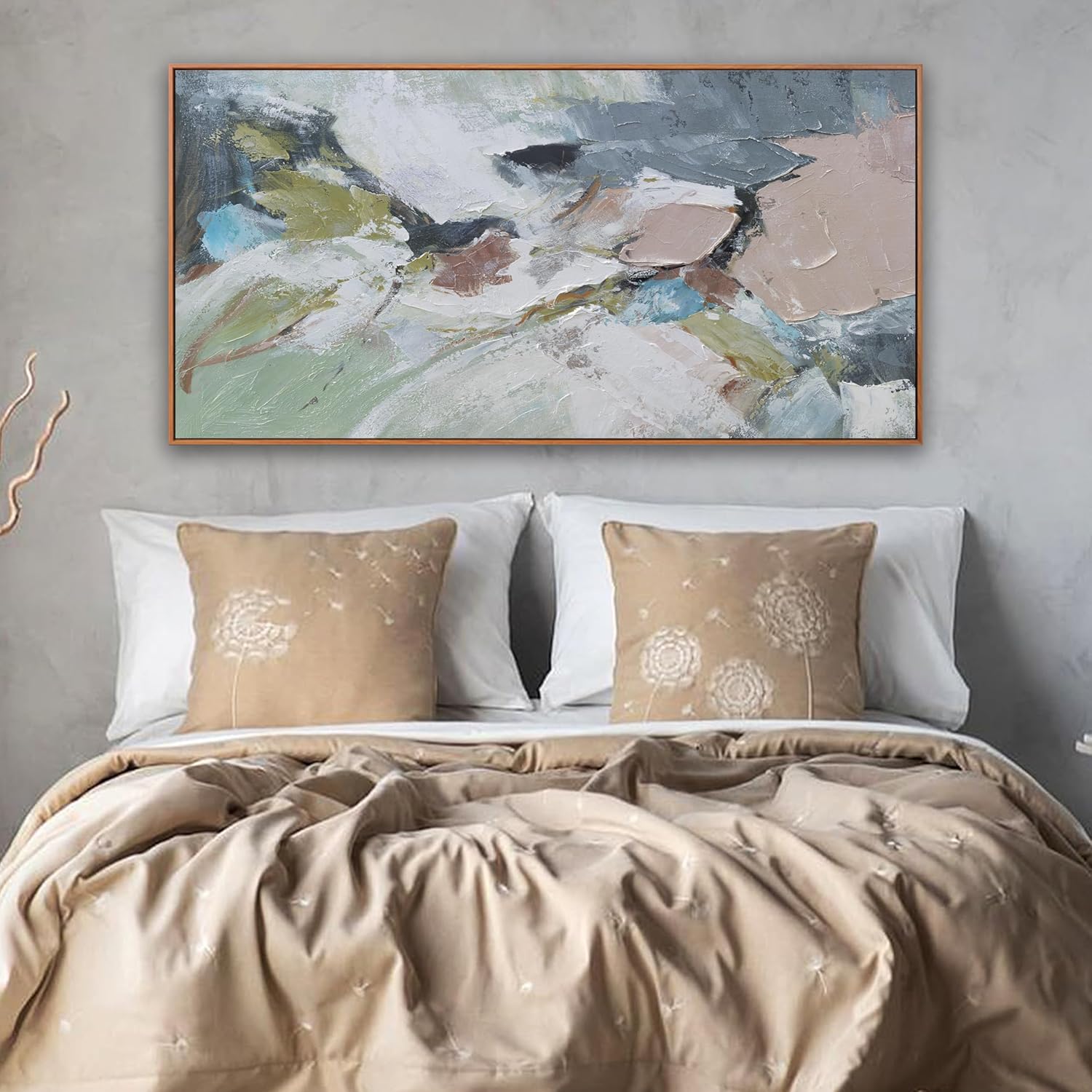 Abstract Wall Art Framed Ready To Hang Home Decor Artwork Wall Art Colorful Wall... - Image 4