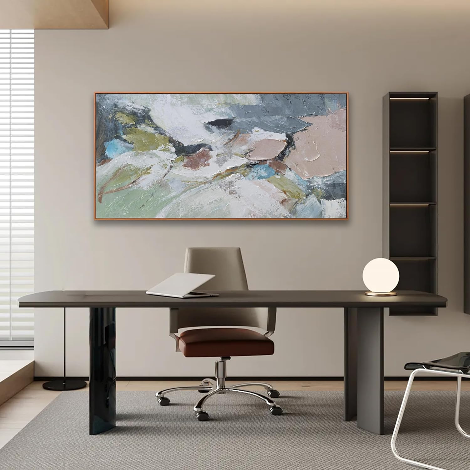 Abstract Wall Art Framed Ready To Hang Home Decor Artwork Wall Art Colorful Wall... - Image 6