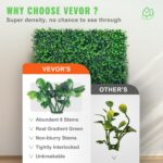 VEVOR Artificial Boxwood Panels,12PCS 10x10 inch, Artificial Grass Backdrop Wall... - Image 5