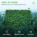 VEVOR Artificial Boxwood Panels,12PCS 10x10 inch, Artificial Grass Backdrop Wall... - Image 6