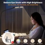Motumen Led Desk Lamp for Home Office, Eye-Care Architect Light with Clamp, Smar... - Image 4