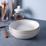 AmorArc 9.75'' Large Ceramic Pasta Bowls, 38oz Stoneware Wide Serving Bowls Set ... - Image 4