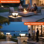 Outdoor Post Lights Hard Wired, AC100-240V Modern Pillar Lights Waterproof, 3000... - Image 8