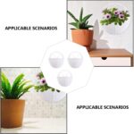 3pcs Wall Mounted Flower Pot Set, Plastic Simulated Rattan Hanging Basket for In... - Image 4