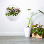 3pcs Wall Mounted Flower Pot Set, Plastic Simulated Rattan Hanging Basket for In... - Image 5