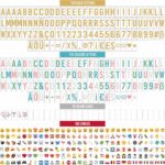 BONNYCO Cinema Light Box A4 Shiny Gold 16 Colors with 400 Letters, Emojis, 10 Pr... - Image 4