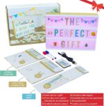 BONNYCO Cinema Light Box A4 Shiny Gold 16 Colors with 400 Letters, Emojis, 10 Pr... - Image 7