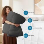 Comforter 100% Pima Cotton 1000 TC, 400 GSM Premium Luxury All Season 1PC Comfor... - Image 5