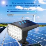 Solar Lights Outdoor Waterproof IP65, Super Bright LED with Lens, 6500K 2 Lighti... - Image 7