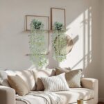 echosari 2 PCS Fake Hanging Plants, Artificial Potted Plants Eucalyptus, Greener... - Image 9