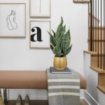 DILATATA Artificial Snake Plant in Gold Pot, 18” Faux Sansevieria Potted Plant f... - Image 6