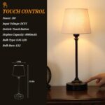 Cordless Table Lamp Rechargeable Bronze - 1 Pack Brass 4000mAH Battery Operated ... - Image 5