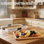 Renmxj Charcuterie Board with Clear Lid, Travel Portable Cheese Board Charcuteri... - Image 3