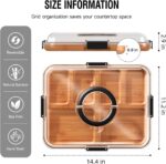 Renmxj Charcuterie Board with Clear Lid, Travel Portable Cheese Board Charcuteri... - Image 4