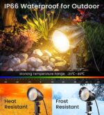 MEIKEE 7W Low Voltage LED Landscape Lights 800LM 12V Outdoor Landscape Lighting ... - Image 5