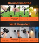 MEIKEE 7W Low Voltage LED Landscape Lights 800LM 12V Outdoor Landscape Lighting ... - Image 8