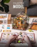Rolife DIY Miniature Greenhouse Kit, Tiny/Mini House Making Kit with Furniture f... - Image 5