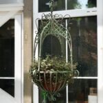 Large Hanging Planter for Outdoor Indoor Plants, 12.6-Inch Rustic Metal Hanging ... - Image 6