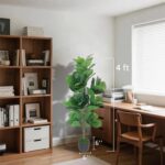 4FT Artificial Fiddle Leaf Fig Tree, Premium Fake Ficus Lyrata Plant in Decorati... - Image 3