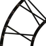 Bulova C4820 Carmen Wall Clock, Black - Image 3