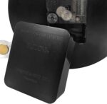 Bulova C4820 Carmen Wall Clock, Black - Image 4