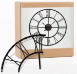 Bulova C4820 Carmen Wall Clock, Black - Image 5