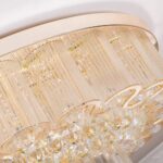 31.5 inch Luxury Crystals LED Ceiling Light Fixture, Modern Chandelier Pendant L... - Image 4