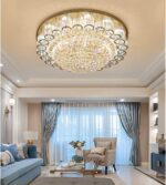 31.5 inch Luxury Crystals LED Ceiling Light Fixture, Modern Chandelier Pendant L... - Image 5
