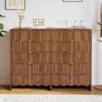 ORRD Accent 5 Drawer Dresser for Bedroom Set of 2, Modern Closet Chest of Drawer... - Image 4