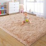 Rezutan Fluffy Rug for Living Room Bedroom Soft Modern Shaggy Fuzzy Kids for Liv... - Image 3