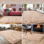 Rezutan Fluffy Rug for Living Room Bedroom Soft Modern Shaggy Fuzzy Kids for Liv... - Image 4